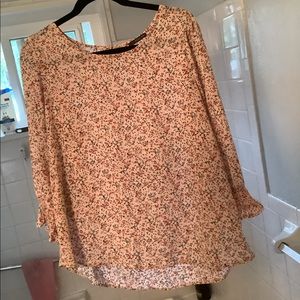 West Kei size L slightly worn multicolored blouse